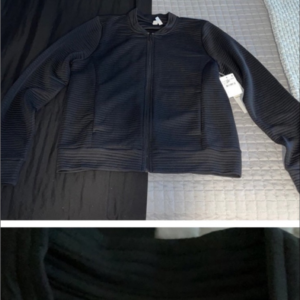 Black zella coat size small
